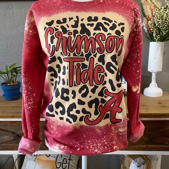 Alabama Crimson Tide Bleached Sweatshirt - Picture 2 of 4